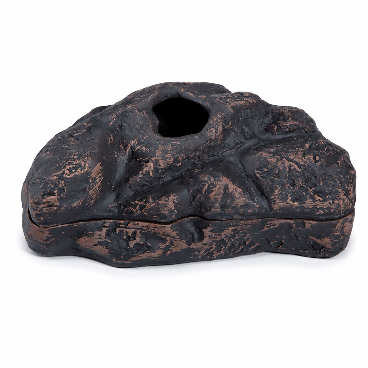 Cachette rocheuse brune Repto Deco Shelter taille S pour reptiles et aménagement de terrarium