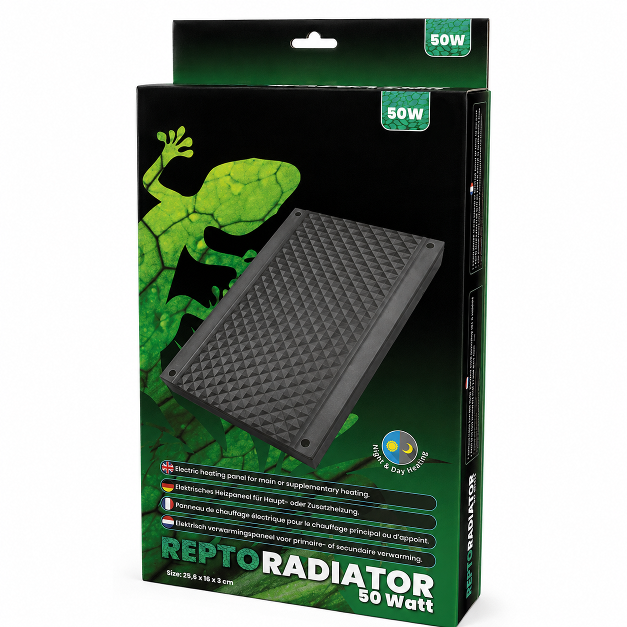 Panneau chauffant Repto Reptile Radiator 50 W pour le chauffage principal ou complémentaire d’un terrarium