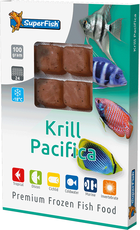 Nourriture Congelée Kril Pacifica SuperFish