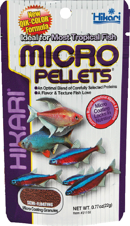 Nourriture petits poissons Hikari Micro Pellets 80gr