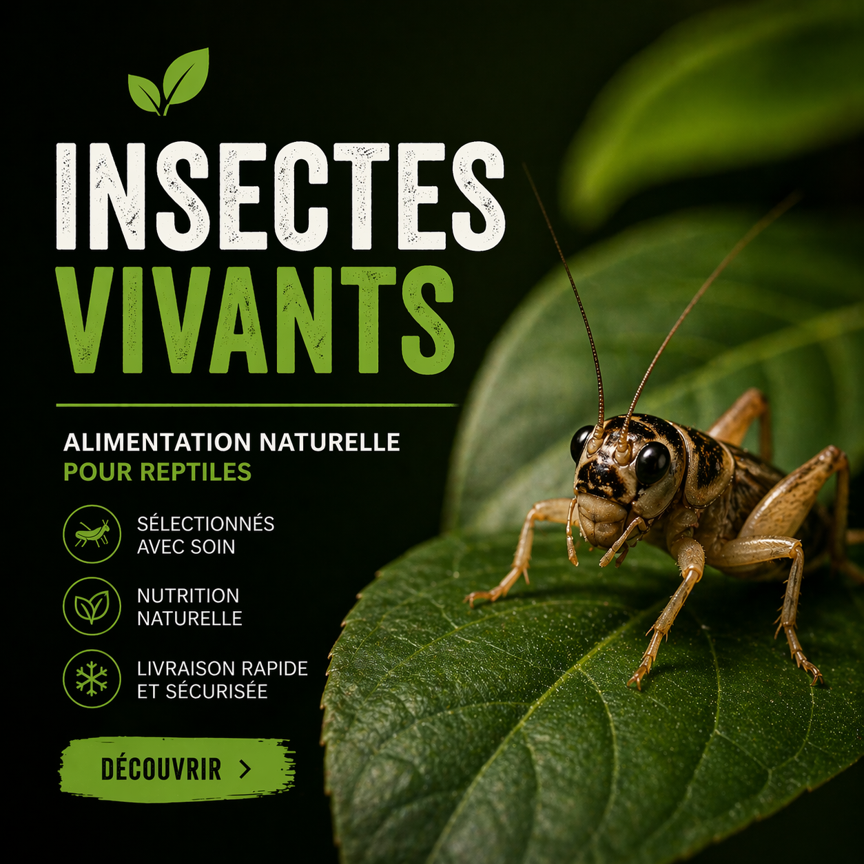 Insectes vivants