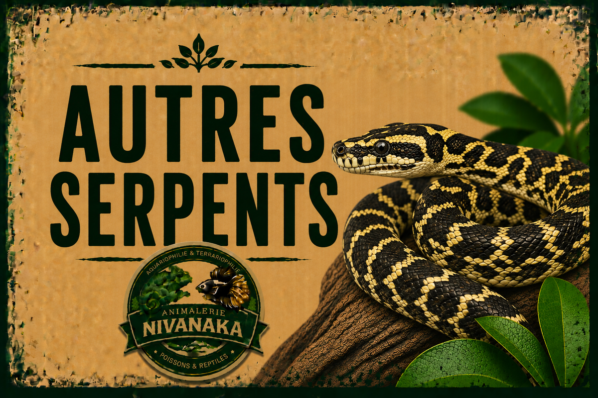 Autres espèces de serpents disponibles chez Nivanaka - terrariophilie