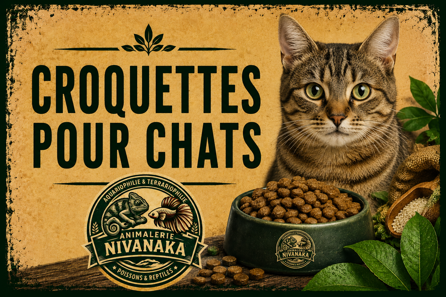 Croquettes pour chats