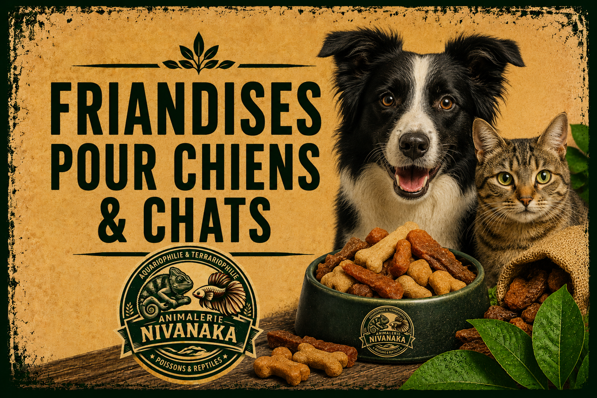 Friandises pour chiens et chats - récompenses et gourmandises - Nivanaka