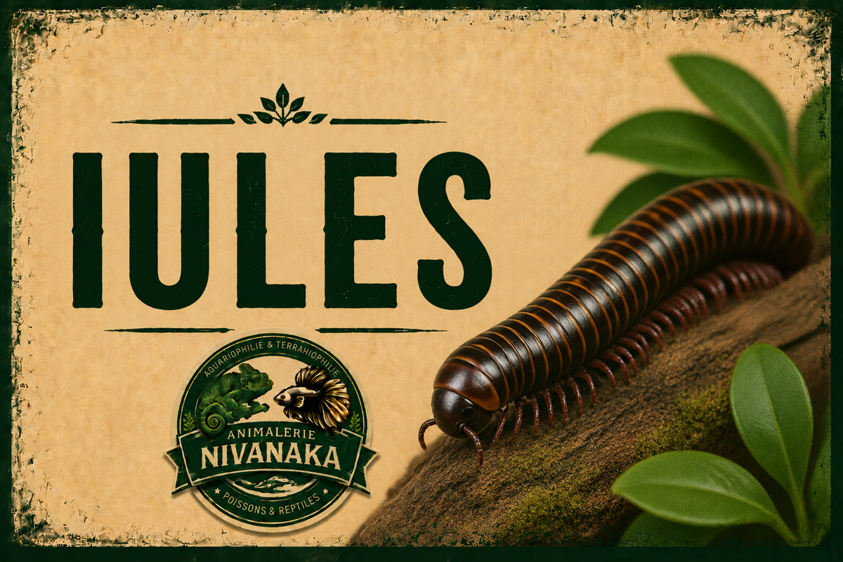 Iules de différentes espèces disponibles chez Nivanaka - myriapodes et terrariophilie