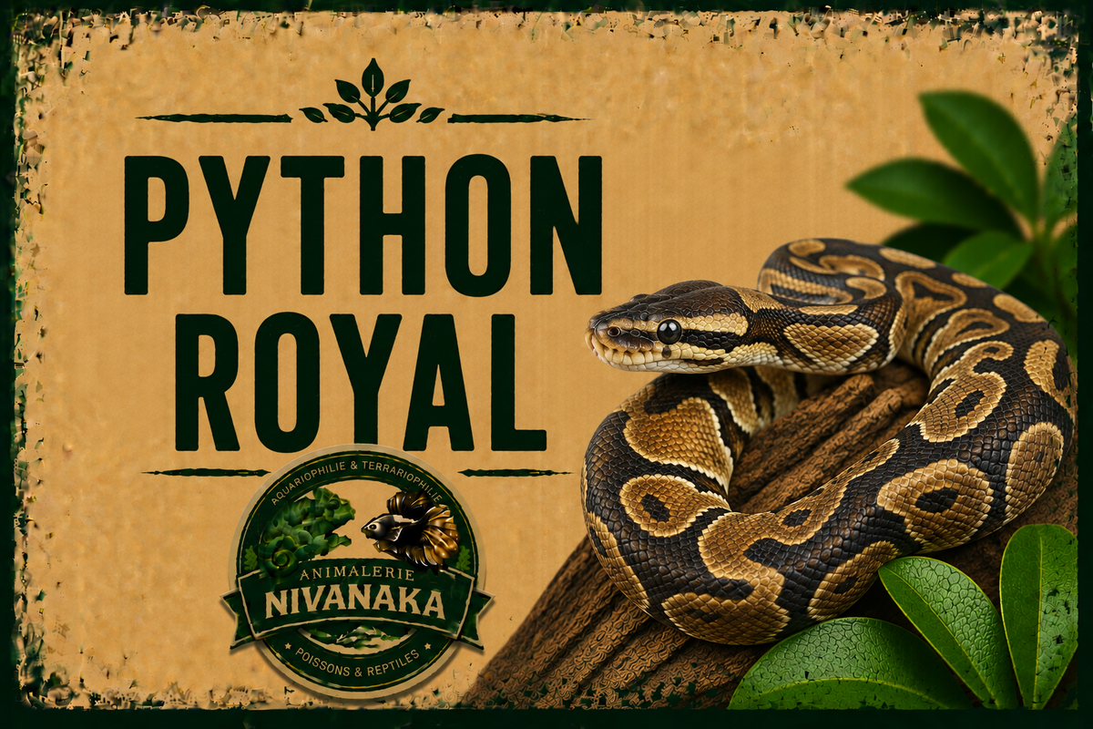 Pythons royaux Python regius et différentes mutations - Nivanaka
