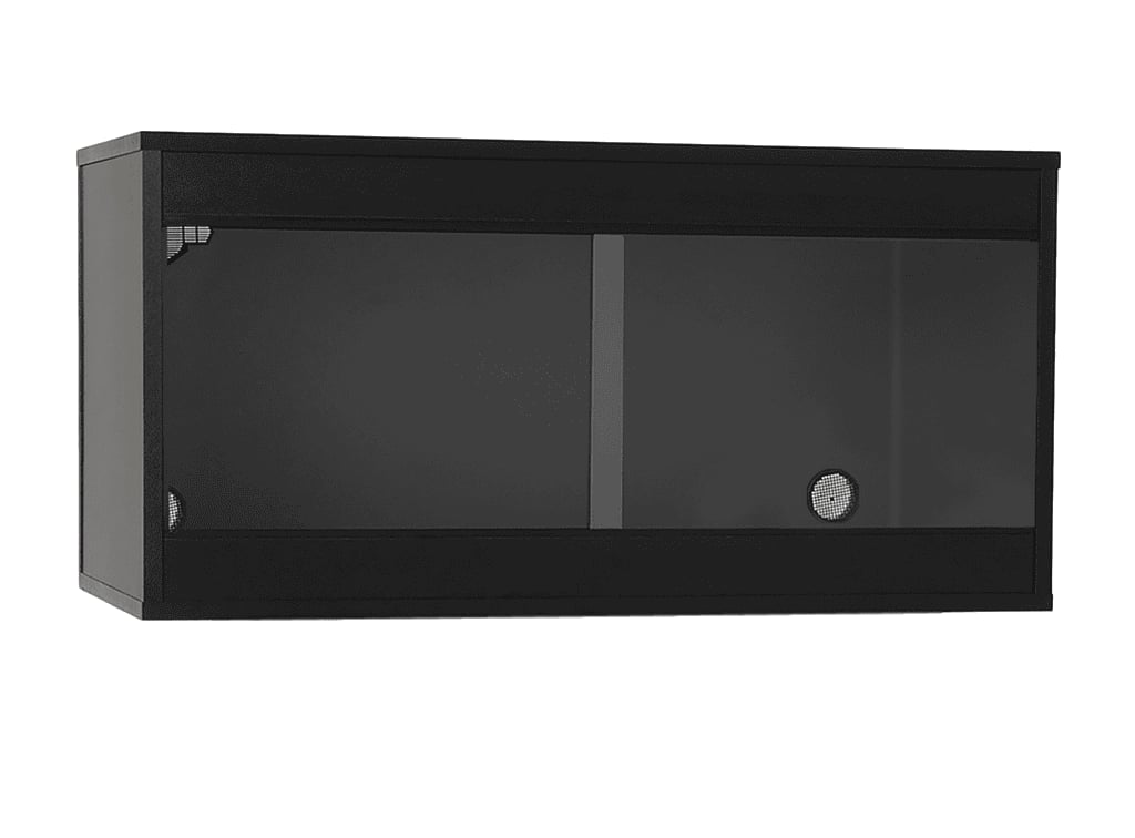HabiStat Vivarium Bois Noir 122 × 61 × 61 cm
