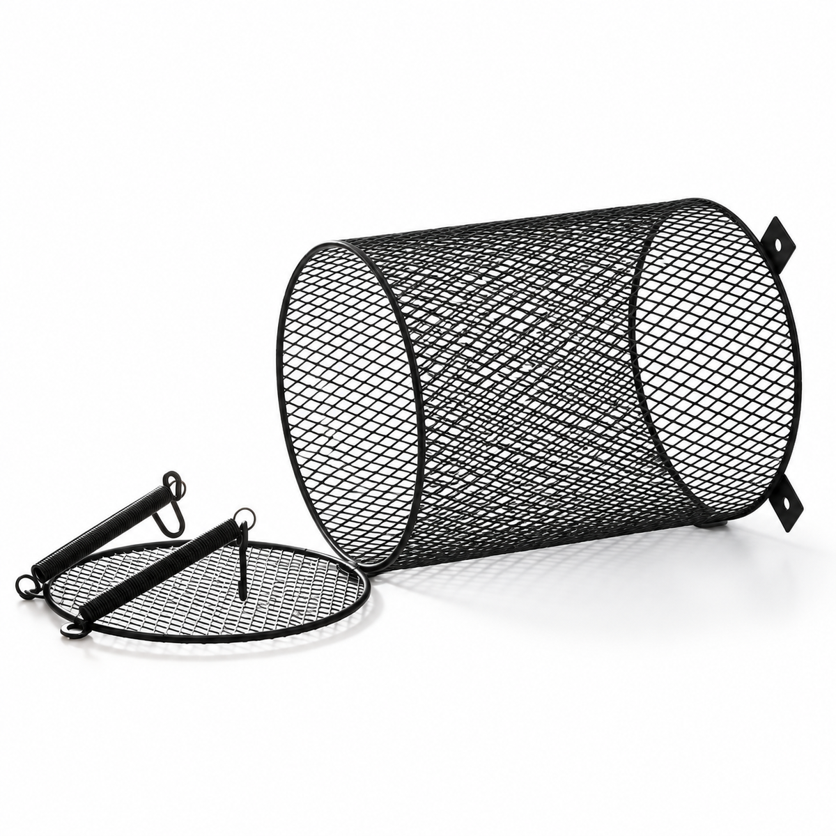 Grille cylindrique HabiStat Heater Guard Round 12 × 16 cm avec couvercle et fixations