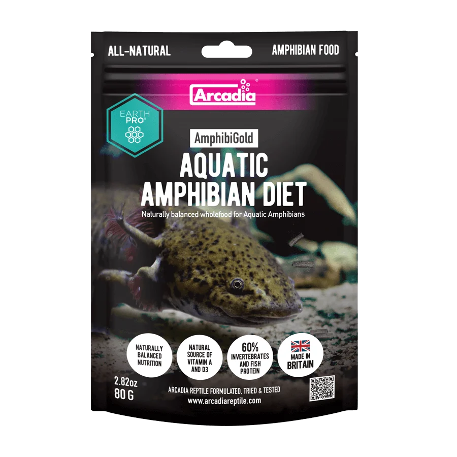 Nourriture Axolotl Arcadia Amphibi Gold 80gr