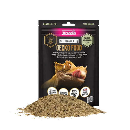 Nourriture Geckos à Crête Arcadia Sticky Foot Gold Banane & Figues