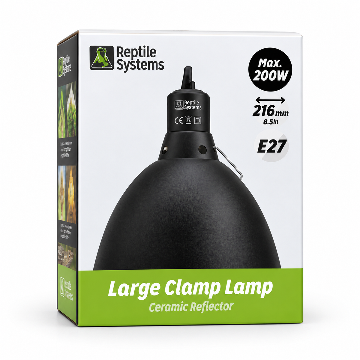 Reptile Systems Large Clamp Lamp – Réflecteur céramique E27