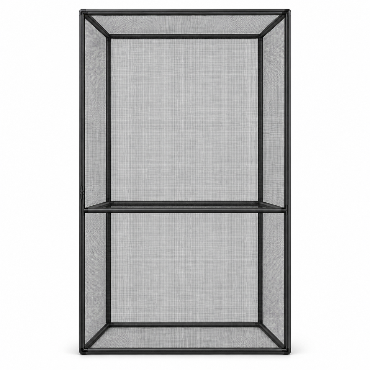 Flexarium Repto Terra Air en maille noire de dimensions 76 × 42 × 122 cm