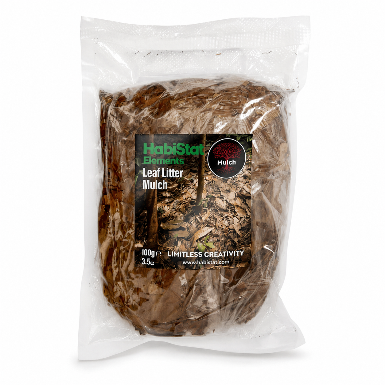 HabiStat Leaf Litter Mulch – Litière de feuilles pour terrarium bioactif