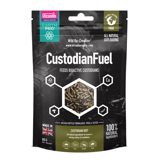 Nourritures Isopodes & Collemboles Arcadia Custodian Fuel 80gr